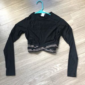 Pretty Little Thing Long sleeve Crop (US 2)